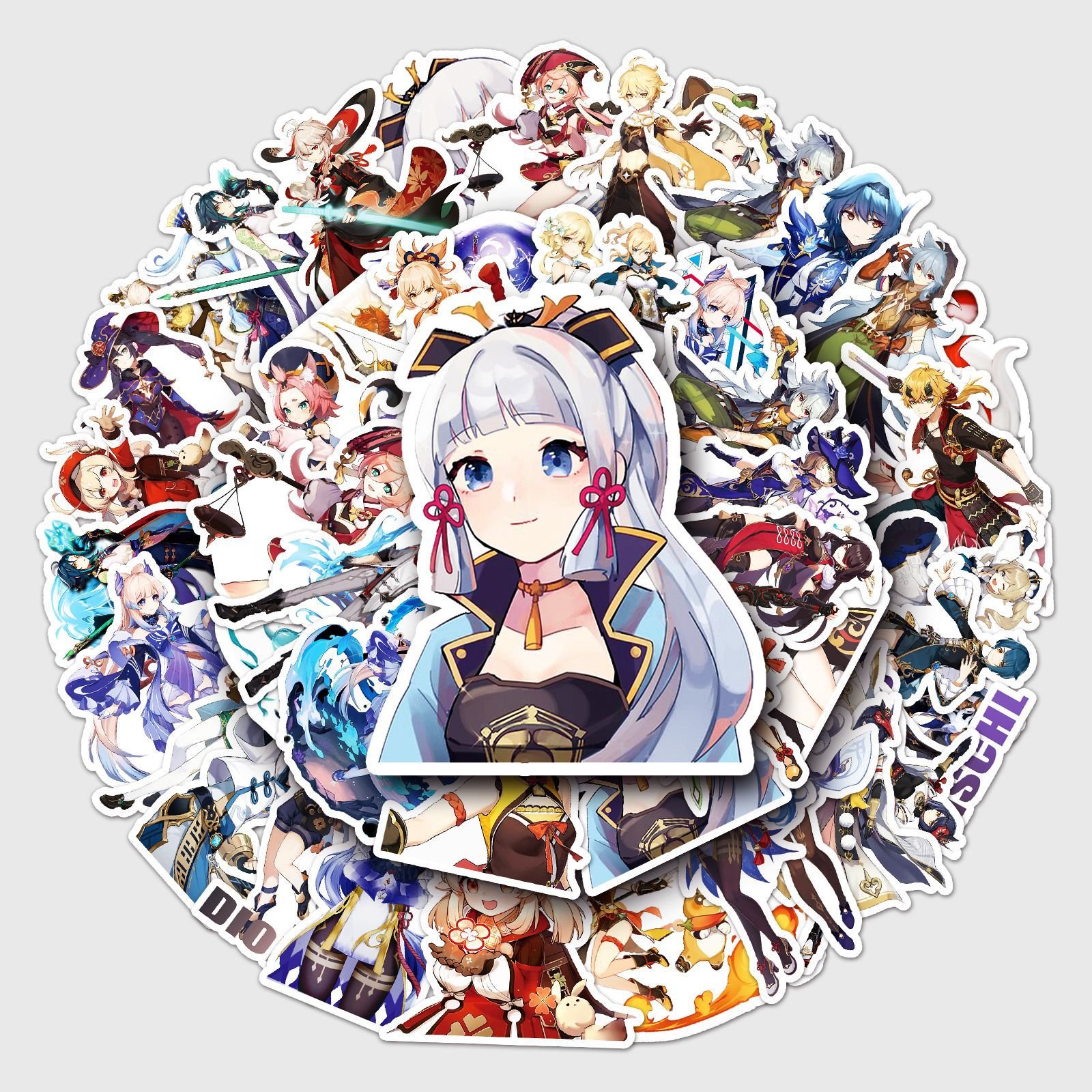 Popular Waterproof Environmentally Decorative Sticker Cartoon Anime Characters Stickers For Gift