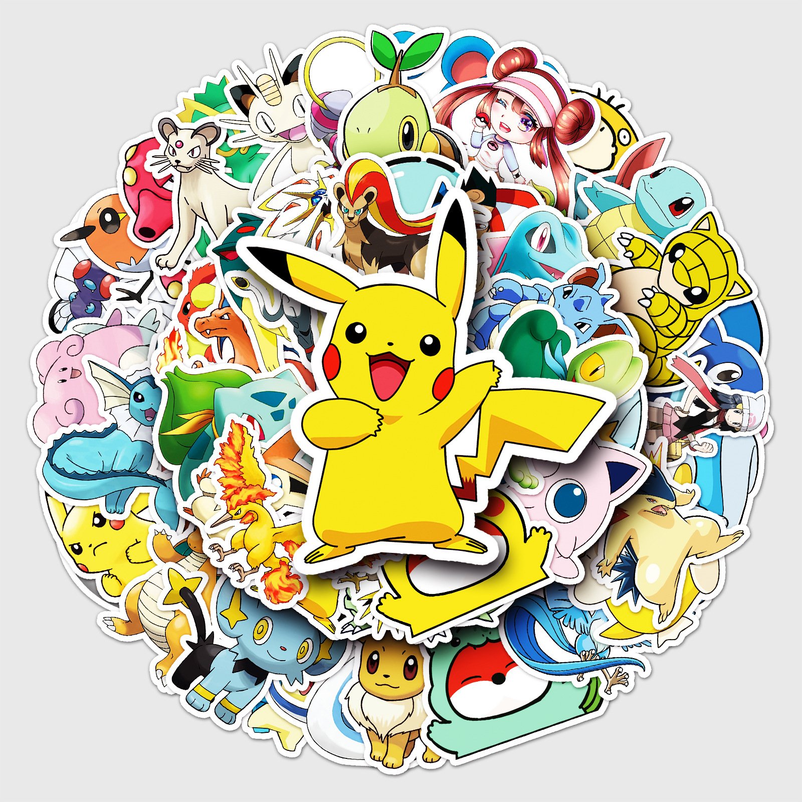 Popular Waterproof Environmentally Decorative Sticker Cartoon Anime Characters Stickers For Gift