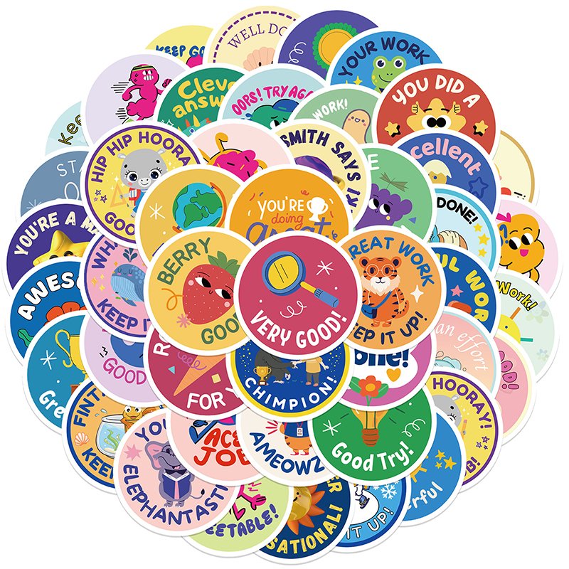 50Pcs Hot Cartoon Kids Bonus Graffiti Stickers Suitcase Pen Guitar Notebook Waterproof Decorate Label
