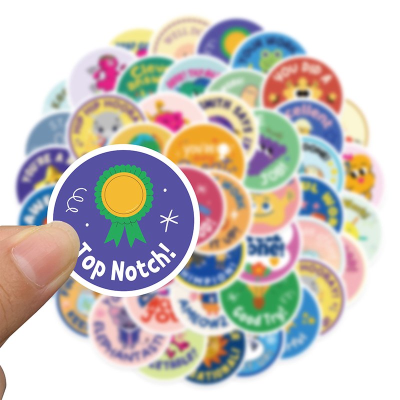 50Pcs Hot Cartoon Kids Bonus Graffiti Stickers Suitcase Pen Guitar Notebook Waterproof Decorate Label