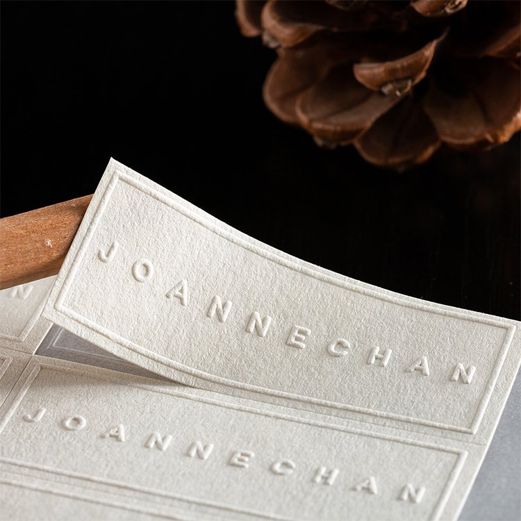 Custom 3D Embossed Sticker Label Matte Texture Paper Self-Adhesive Stickers Plain Raised Package Sticker Logo Label
