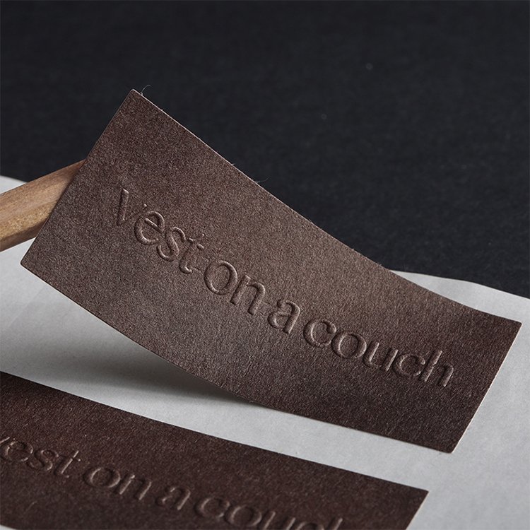 Custom 3D Embossed Sticker Label Matte Texture Paper Self-Adhesive Stickers Plain Raised Package Sticker Logo Label