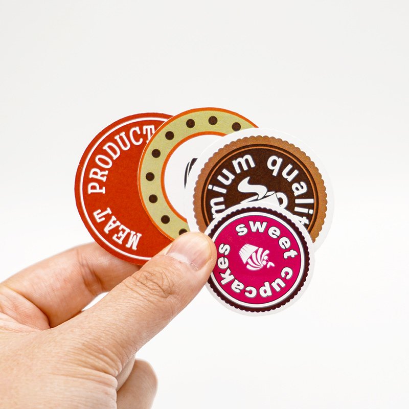 100 pcs Custom cute logo die cut stickers holographic sticker for kids waterproof vinyl sticker