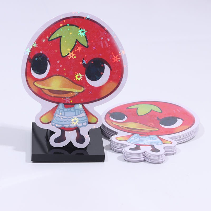 Vigreat High Quality Vinyl Label Waterproof Sticker Cartoon Decorative Hologram Sticker Sheet