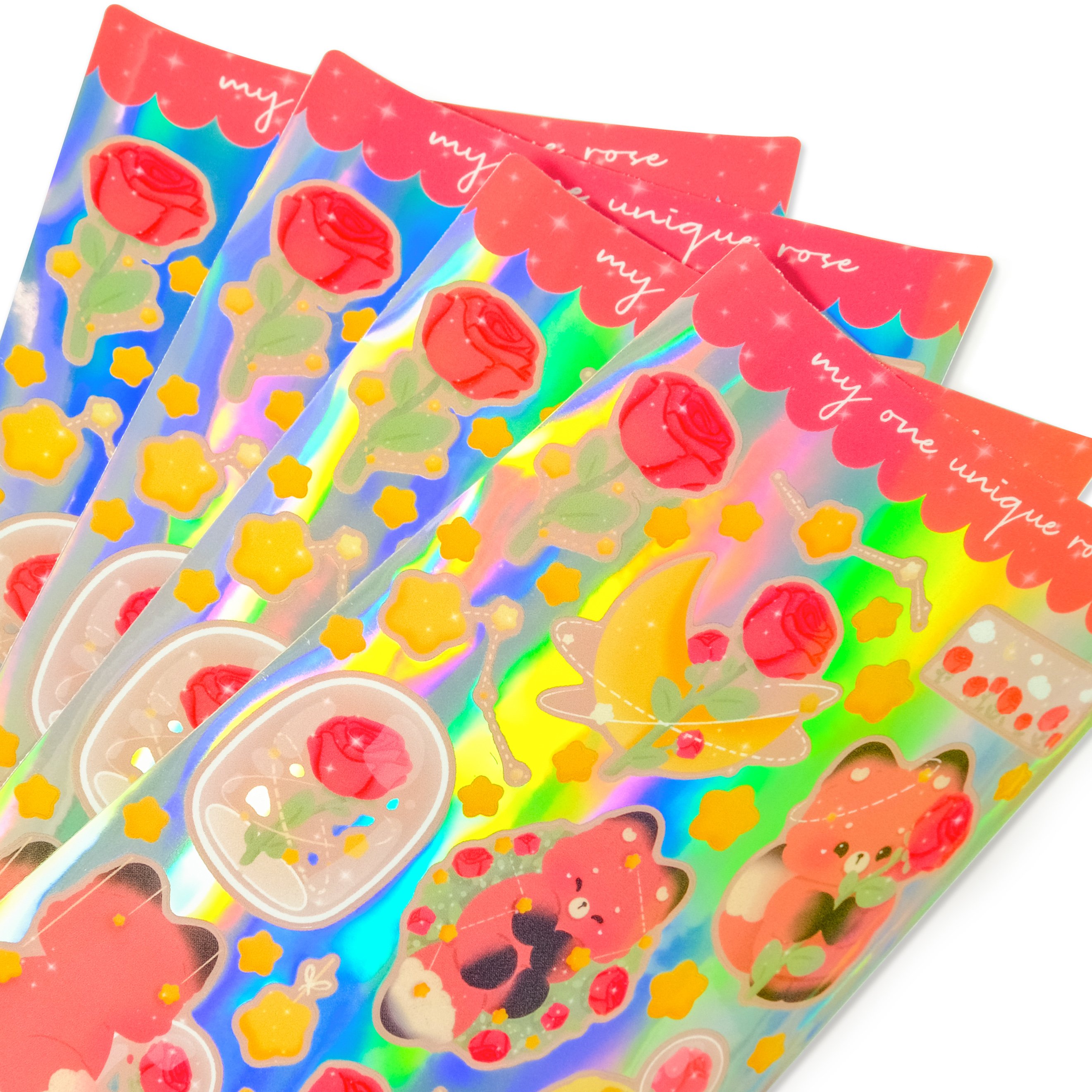 Custom Cute Pvc Laptop Stickers Waterproof Anime Label Design Self Adhesive Cartoon Stickers For Commercial Kiss Cut Paper
