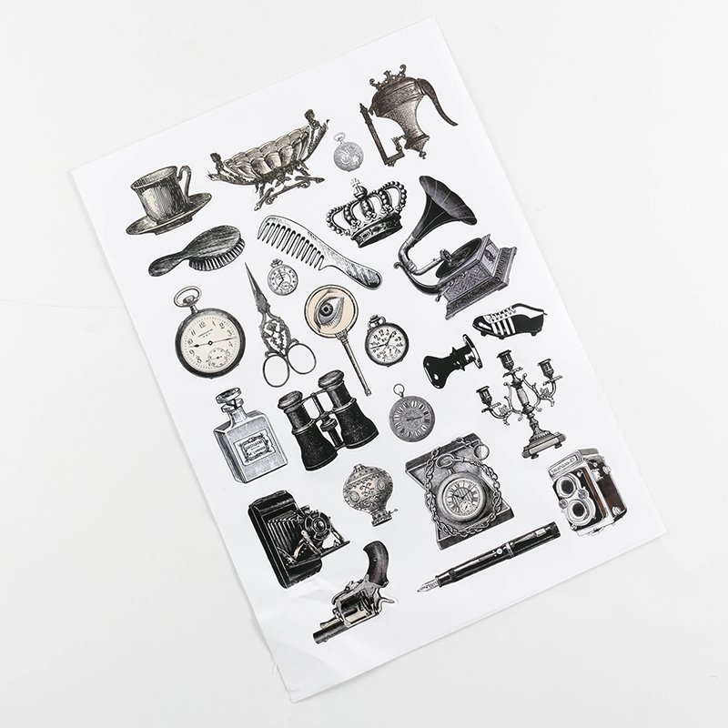 Custom self-adhesive die-cut cartoon Christmas stickers