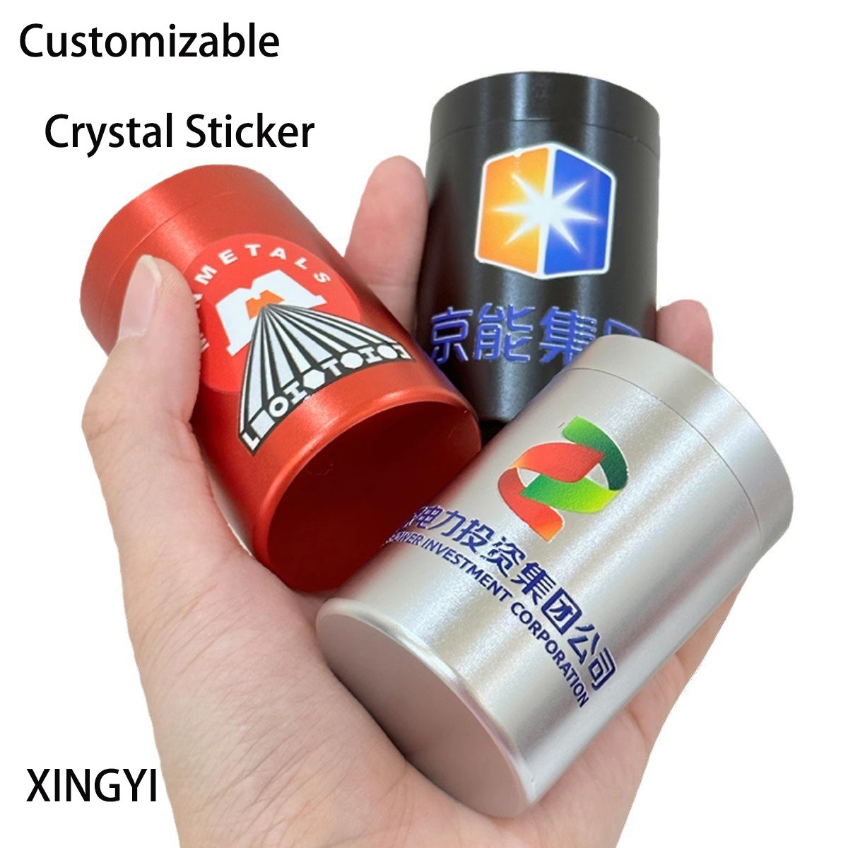 Custom DIY crystal label UV cold stick transfer printing logo Suitable for water bottles laptop Gift decoration.