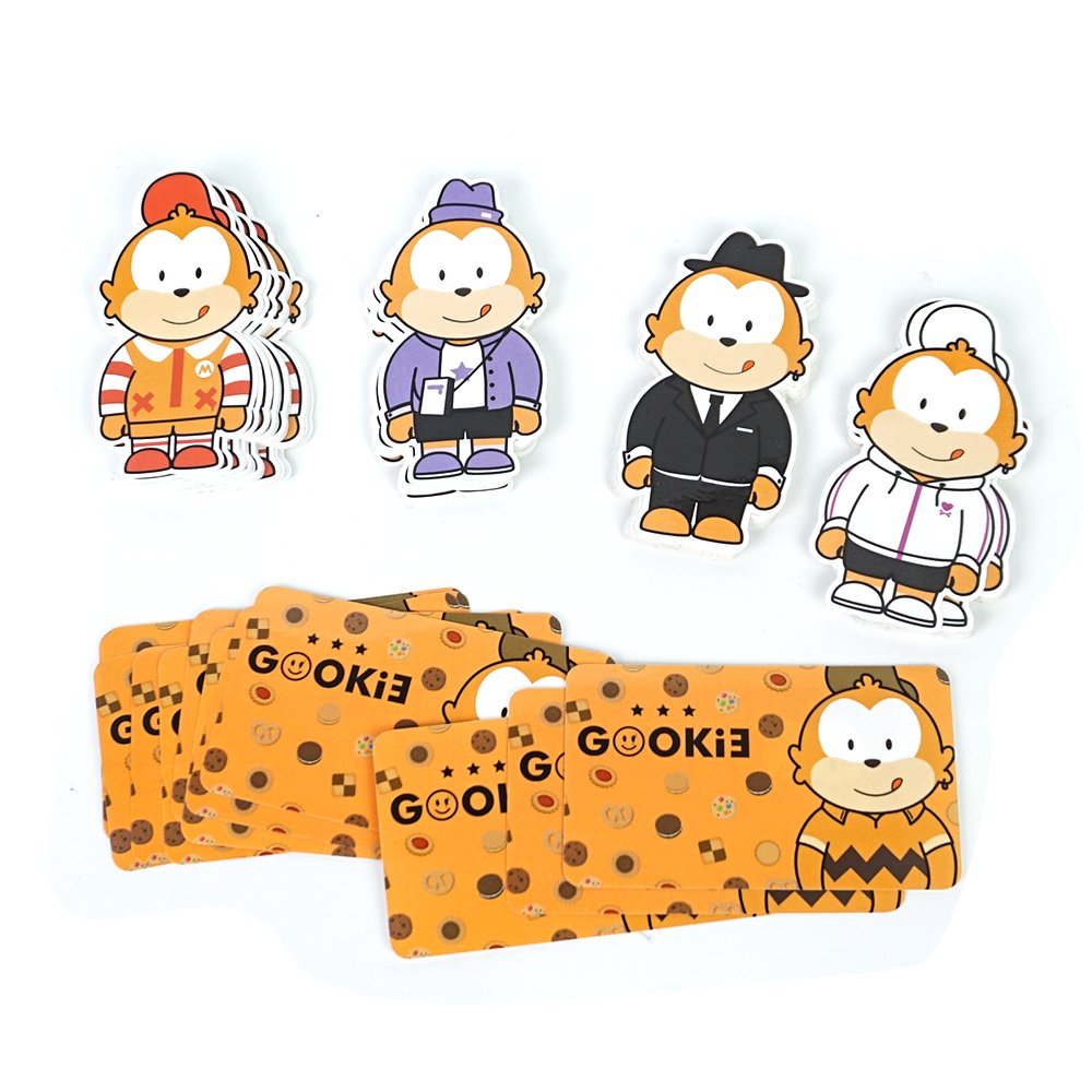 Custom Die Cut Vinyl Stickers Printing, Adhesive Waterproof PVC Label Company Logo Design Holographic Cartoon Stickers