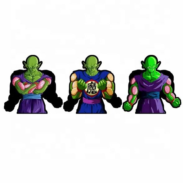 Famous Anime DBZ Goku-ed 3D Motion Stickers Handsome Manga Character Lenticular 3D Sticker for Home Decor