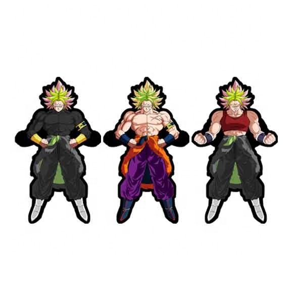 Famous Anime DBZ Goku-ed 3D Motion Stickers Handsome Manga Character Lenticular 3D Sticker for Home Decor