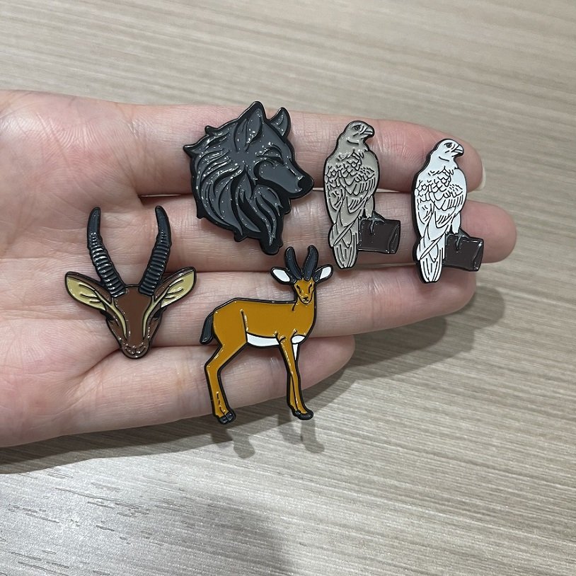 Custom Design Soccer Football Club Sports Lapel Pin Badge Metal Sticker For Phone Case Metal Crafts