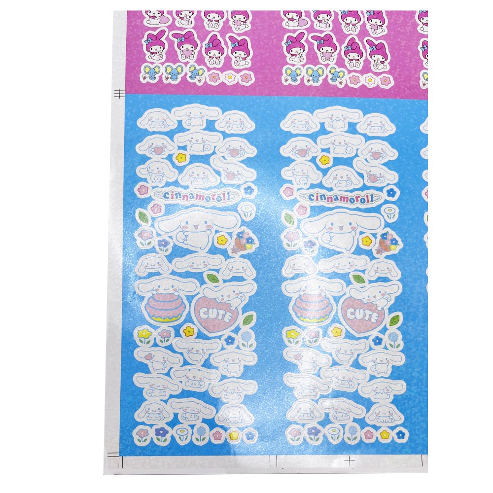 Cute girl heart cartoon animal sticker self-adhesive set pudding dog ledger decoration