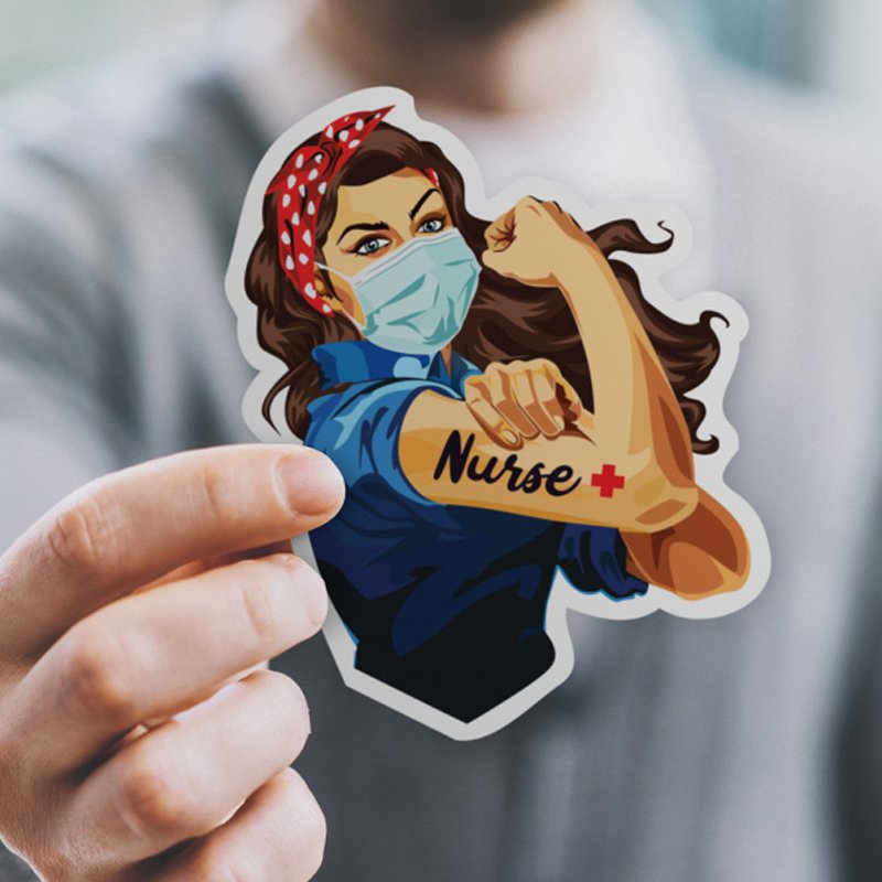 Custom Premium Quantity Customized Vinyl Die Cut Logo Vinyl Custom Sticker Adhesive PVC Label Hologram Cartoon Stickers