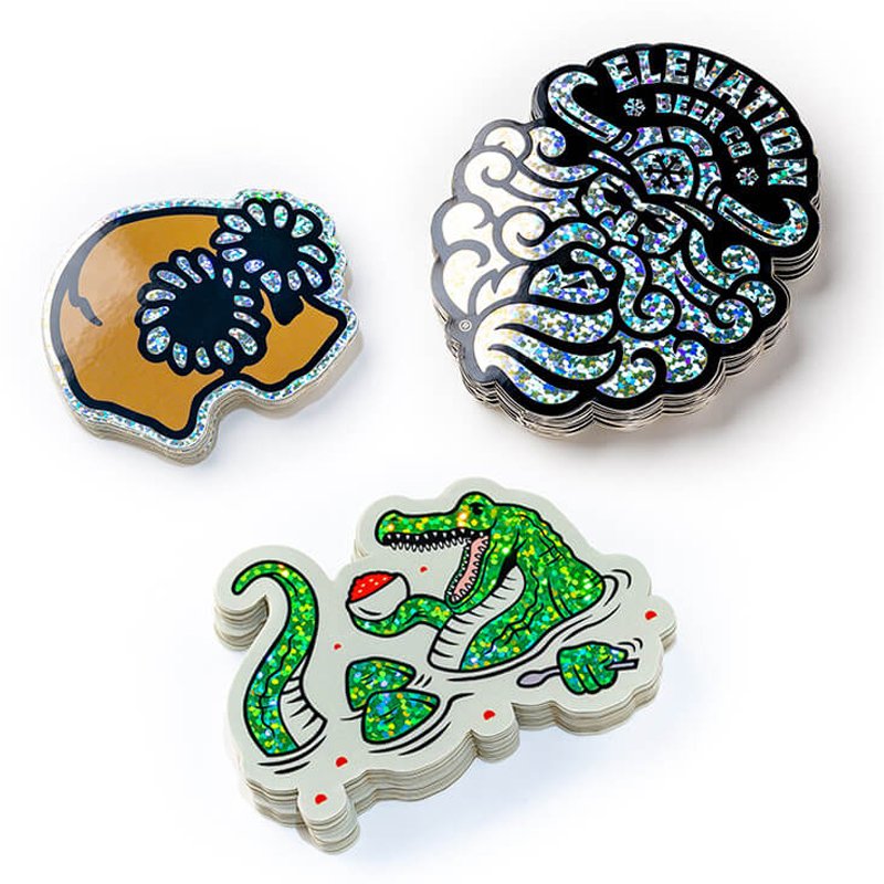 Custom Premium Quantity Customized Vinyl Die Cut Logo Vinyl Custom Sticker Adhesive PVC Label Hologram Cartoon Stickers