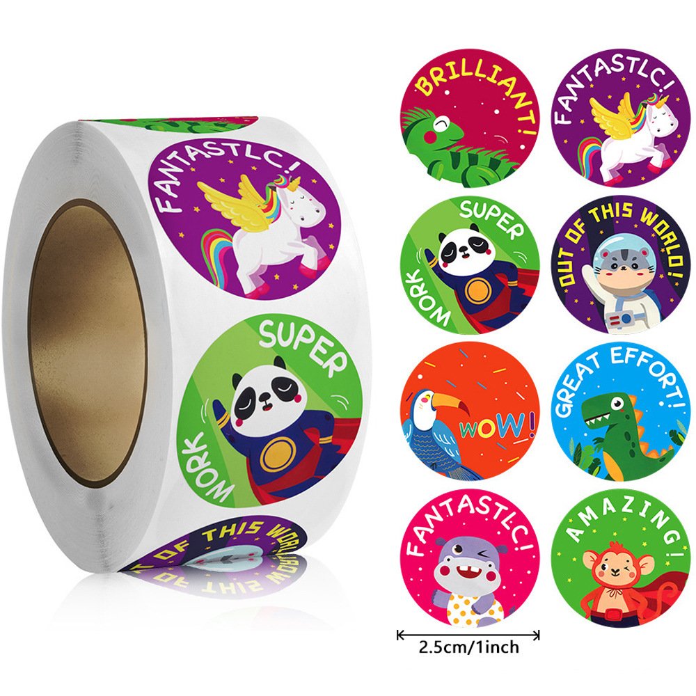 Factory Direct Sales Cartoon Children's Stickers Encourage Stickers Laptop Water Cups Diy Graffiti Stickers Decorate Guitar
