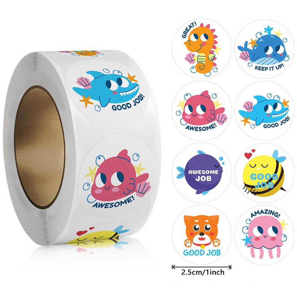 Factory Direct Sales Cartoon Children's Stickers Encourage Stickers Laptop Water Cups Diy Graffiti Stickers Decorate Guitar