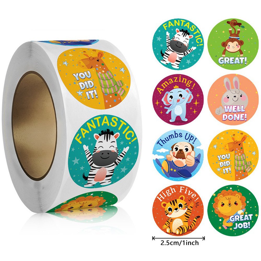 Factory Direct Sales Cartoon Children's Stickers Encourage Stickers Laptop Water Cups Diy Graffiti Stickers Decorate Guitar