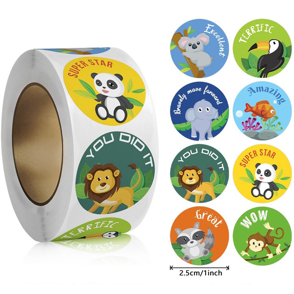 Factory Direct Sales Cartoon Children's Stickers Encourage Stickers Laptop Water Cups Diy Graffiti Stickers Decorate Guitar