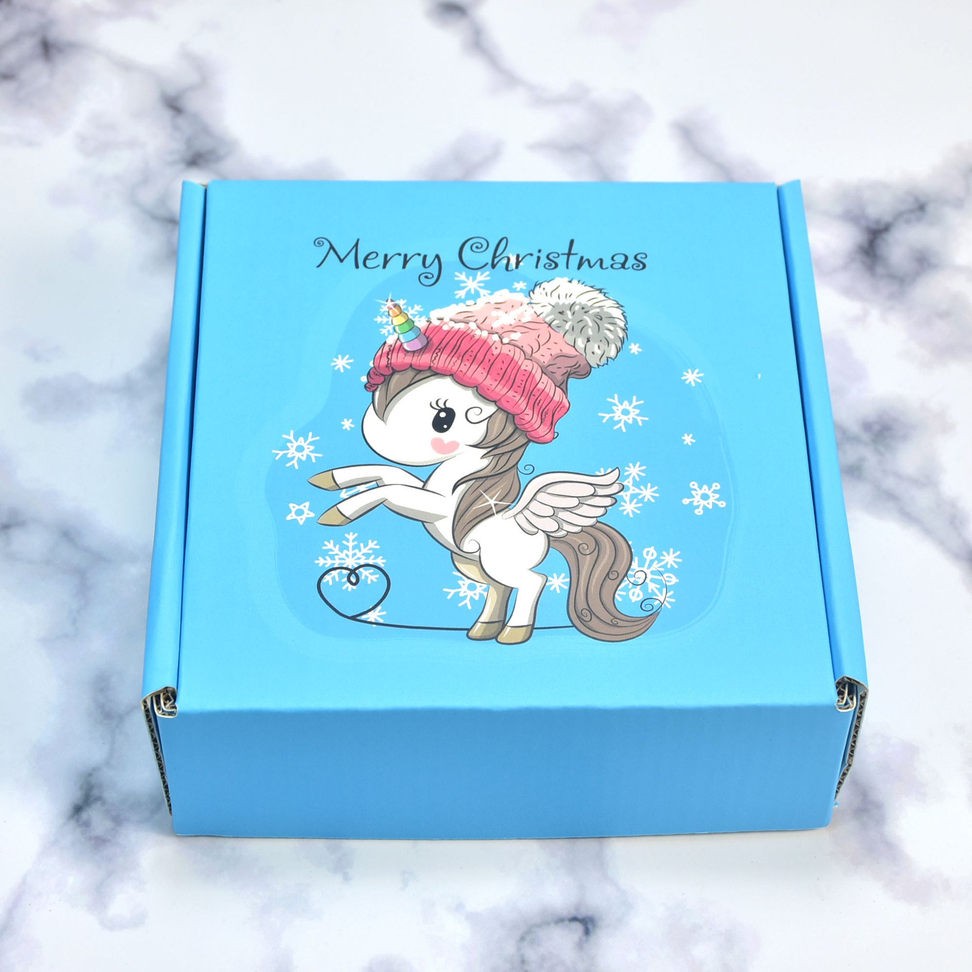 Free Sample Color Cartoon Corrugated Box Multi Size Clothing Cosmetics Packaging Paper Box
