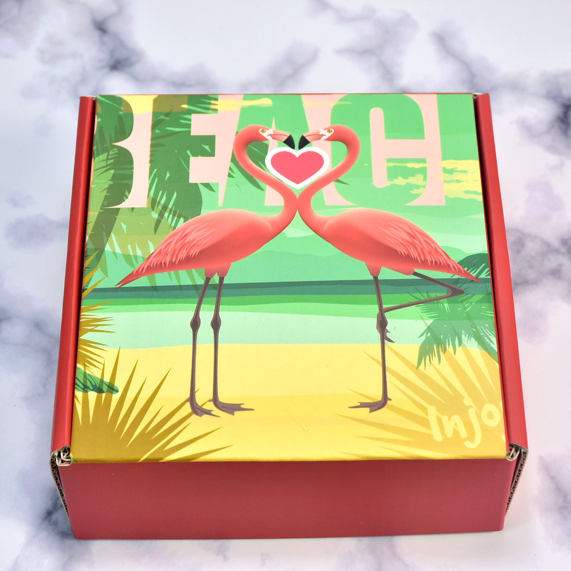 Free Sample Color Cartoon Corrugated Box Multi Size Clothing Cosmetics Packaging Paper Box