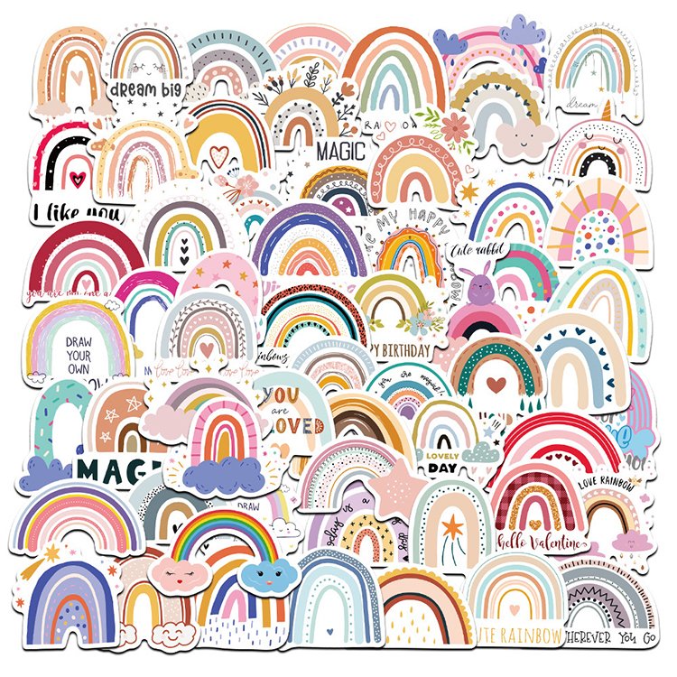 Cartoon Style Notebook Planner Book Sticker Chipboard Decal for Scrapbooking and Home Decoration Offset Printing