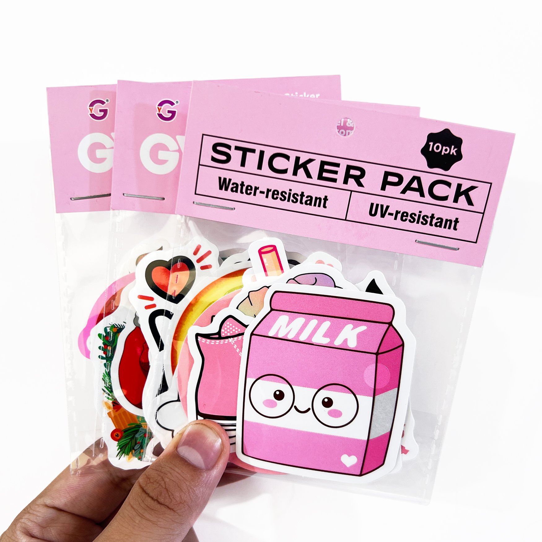 Custom Printing Die Cut Stickers Waterproof Vinyl Stickers Adhesive PVC Labels Sticker