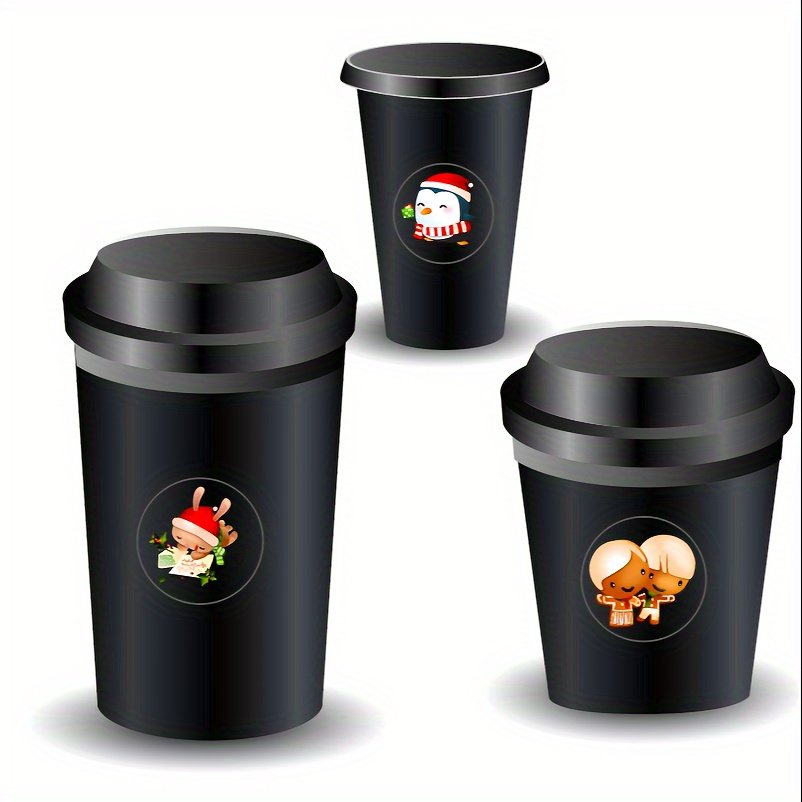 transparent cartoon sticker for kids packaging tag funny label