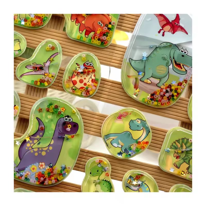 Cartoon cute Bubblee Sticker colorful Stickers Adhesive Decals Kawaii Cute Laptop 3D Decals for Puffy 3D Stickers