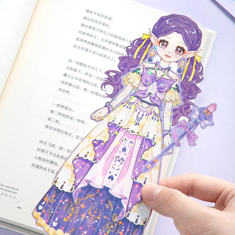 SIMNO Cartoon Princess Characters Dress Up Sticker Pack for Girls Party Favors
