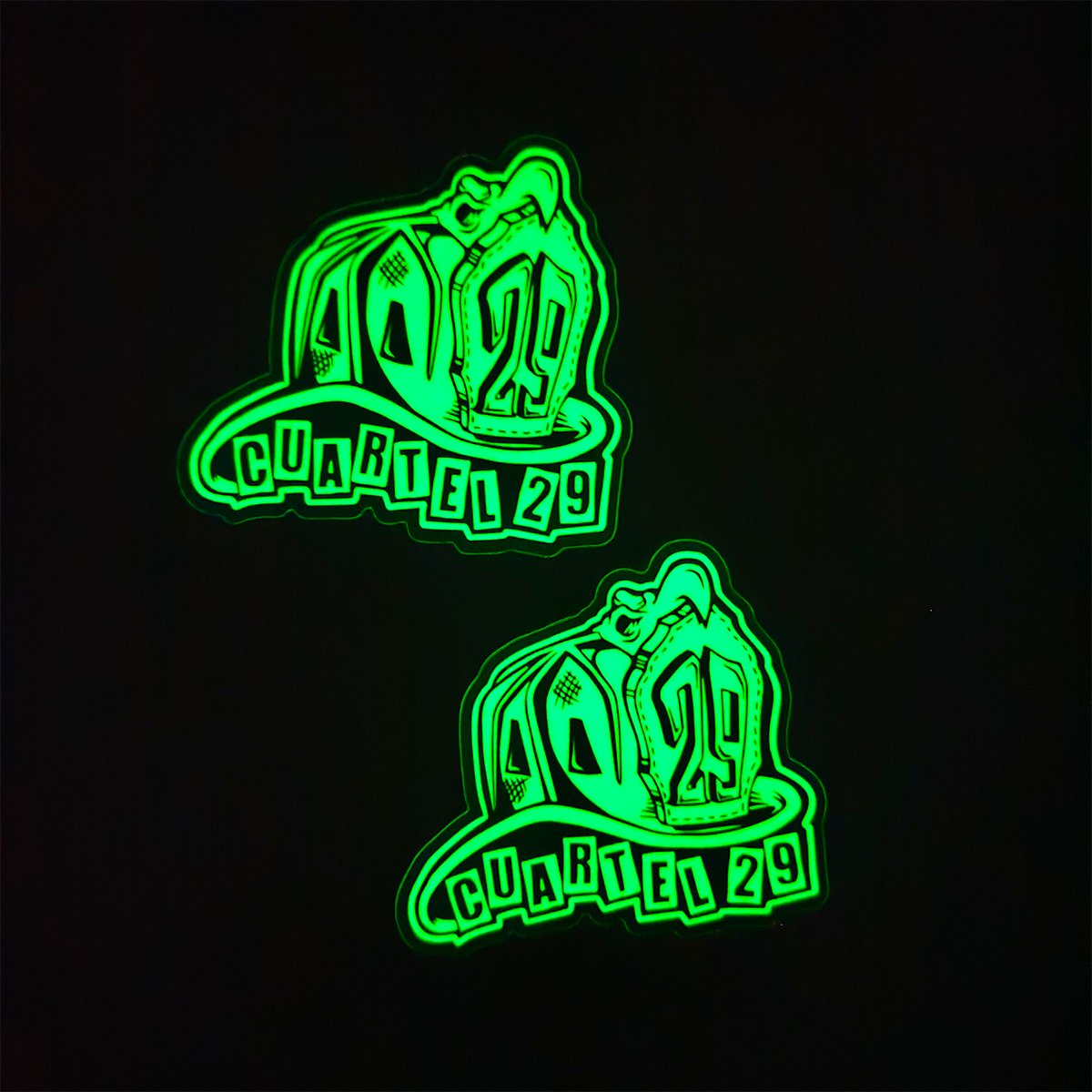 Custom Luminous Digital Printing PVC Sticker Brand Logo Die Cut Kids Vinyl Label Glows In Dark stickers