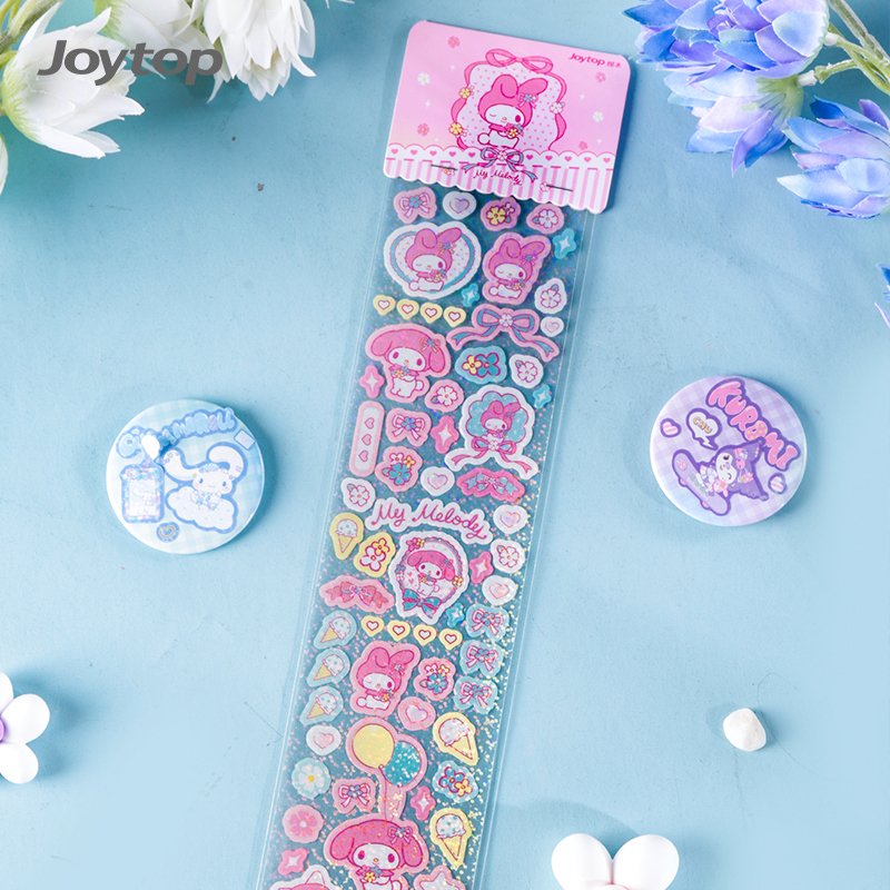 Joytop SR 000327 Wholesale Sanrio cute sticker kawaii stationery Strip sticker for kids journal
