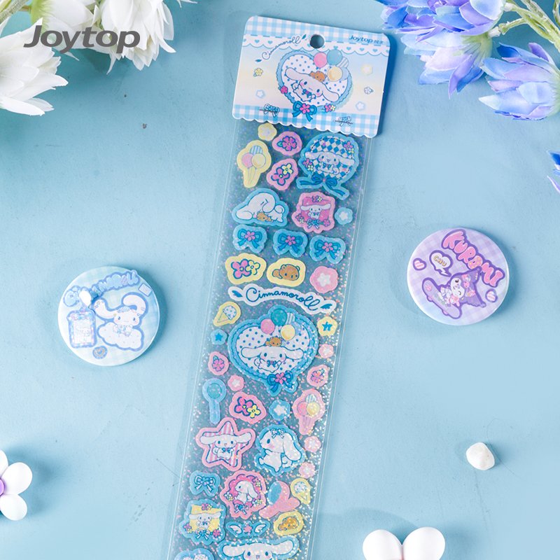 Joytop SR 000327 Wholesale Sanrio cute sticker kawaii stationery Strip sticker for kids journal