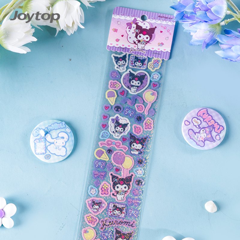 Joytop SR 000327 Wholesale Sanrio cute sticker kawaii stationery Strip sticker for kids journal