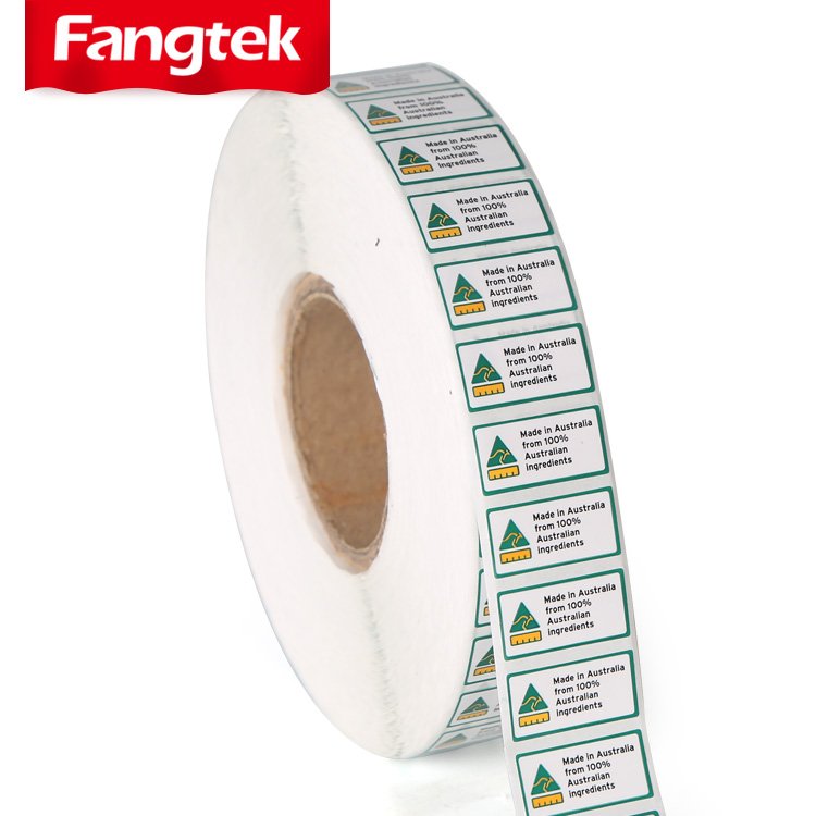 Eco-friendly Removable Labels for Fruit with Custom Size Self Adhesive Fruit Label Customized stcicker Size