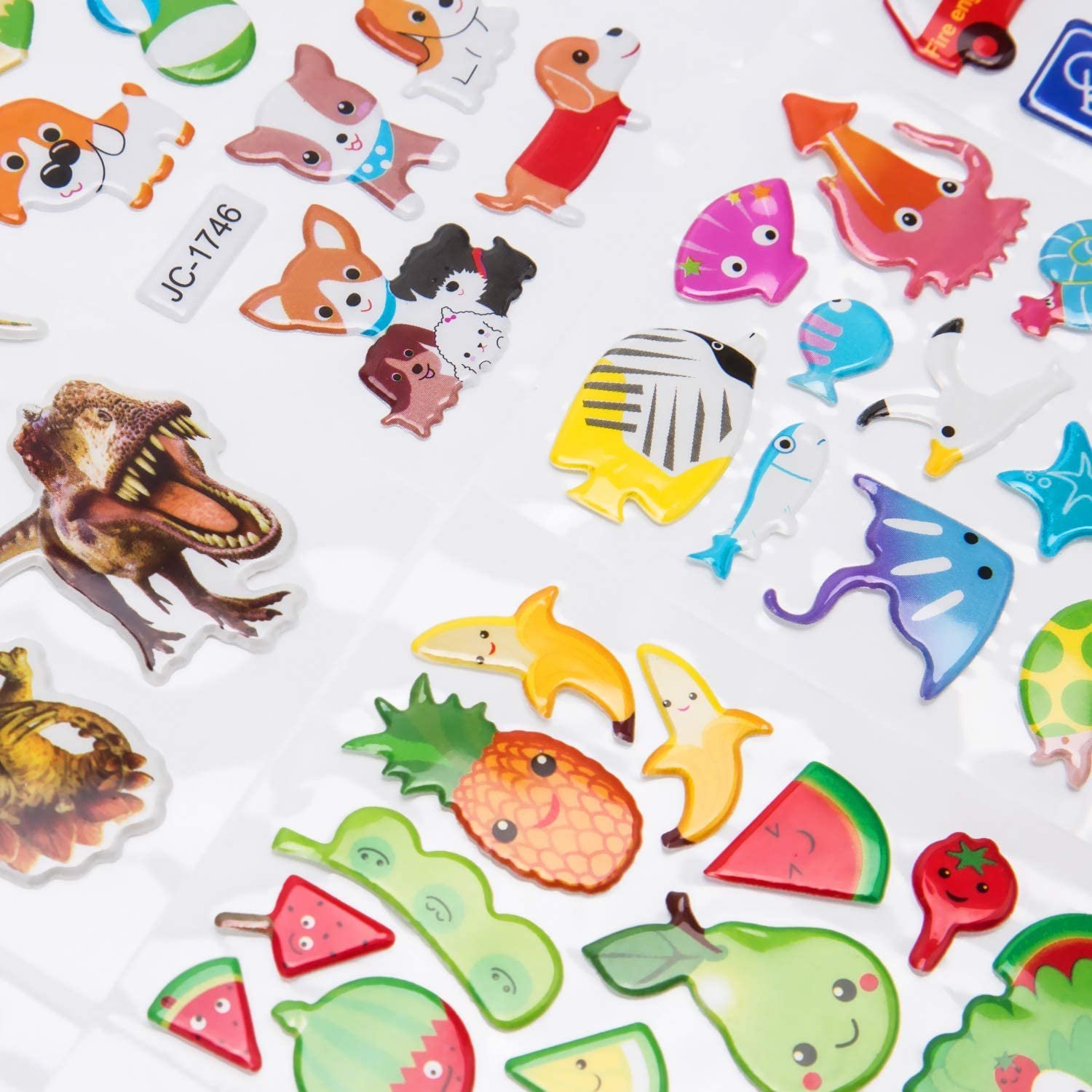 Wholesale Cartoon 3d Stickers Cartoon Character Kawaii For Puffy Kids Sticker