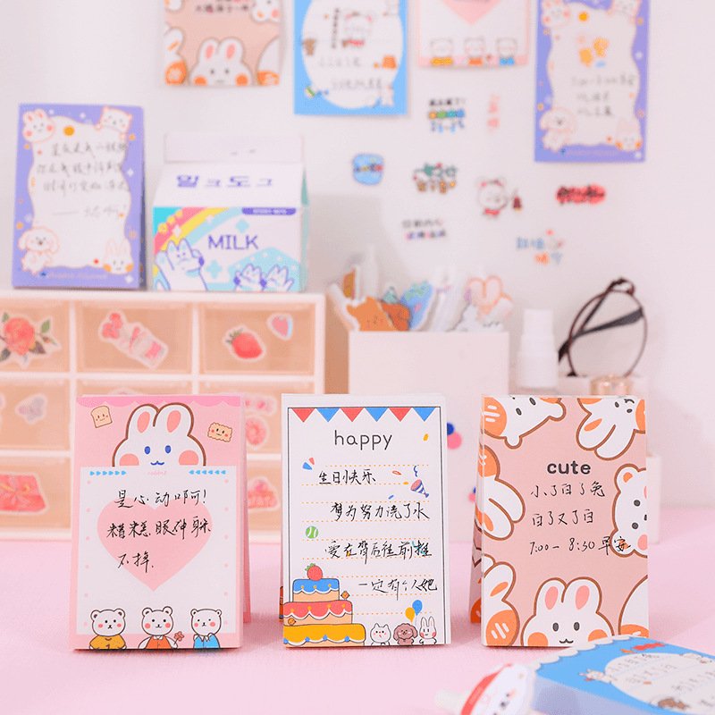 custom printed logo sticky creative advertisement sticky note N times stick custom tear pad