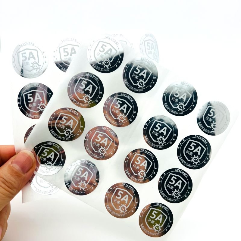 Hot sales Custom Adhesive Logo Sticker Waterproof PVC Vinyl Brand Advertising Sticker