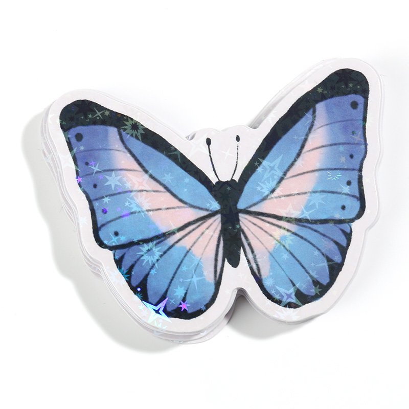 Vograce Print Durable Waterproof Vinyl Paper Decoration Hologram Bike Laptop Custom Die Cut Sticker