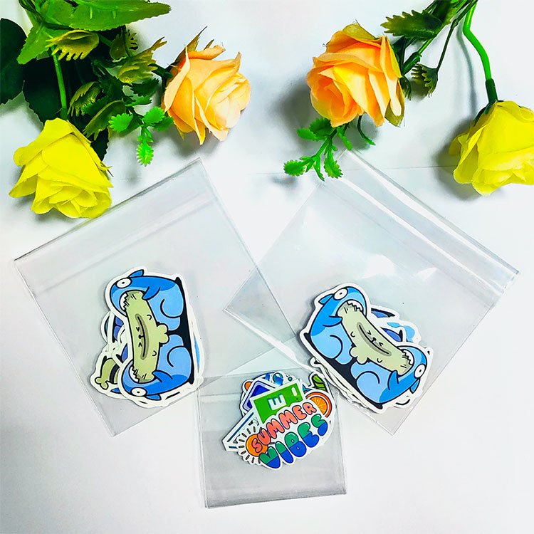 Explosive Models Custom Logo Waterproof Vinyl Sticker Pack Packaging Die Cut Packing Logo Sticker