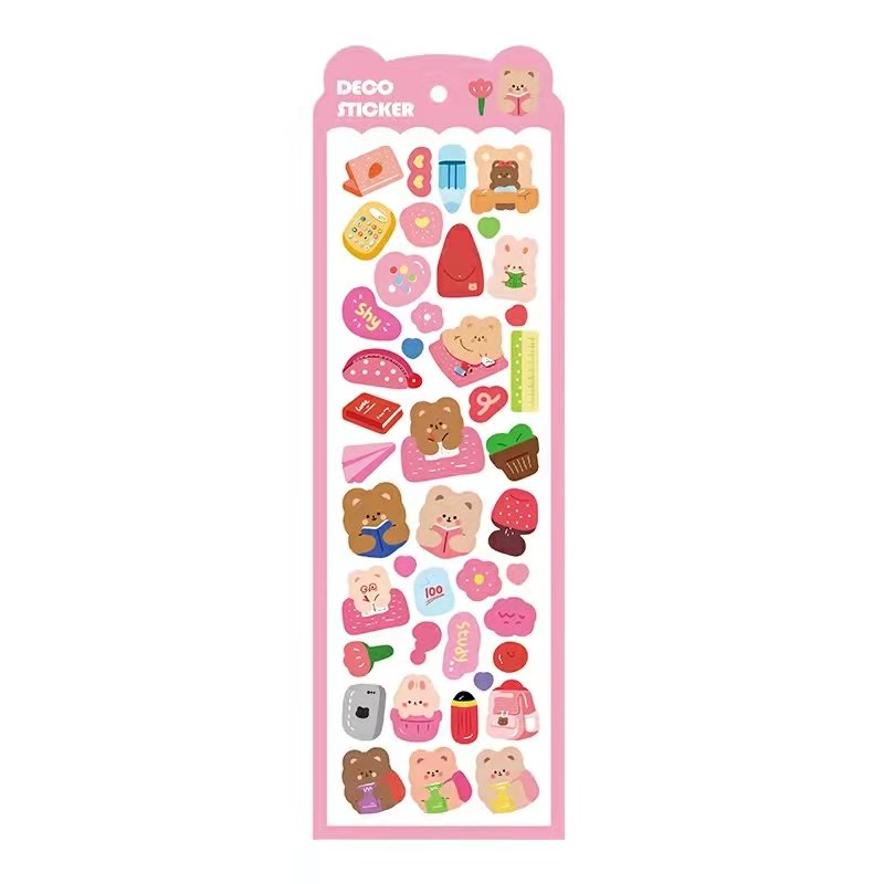 custom Cute Cartoon Decorative diary sticker label