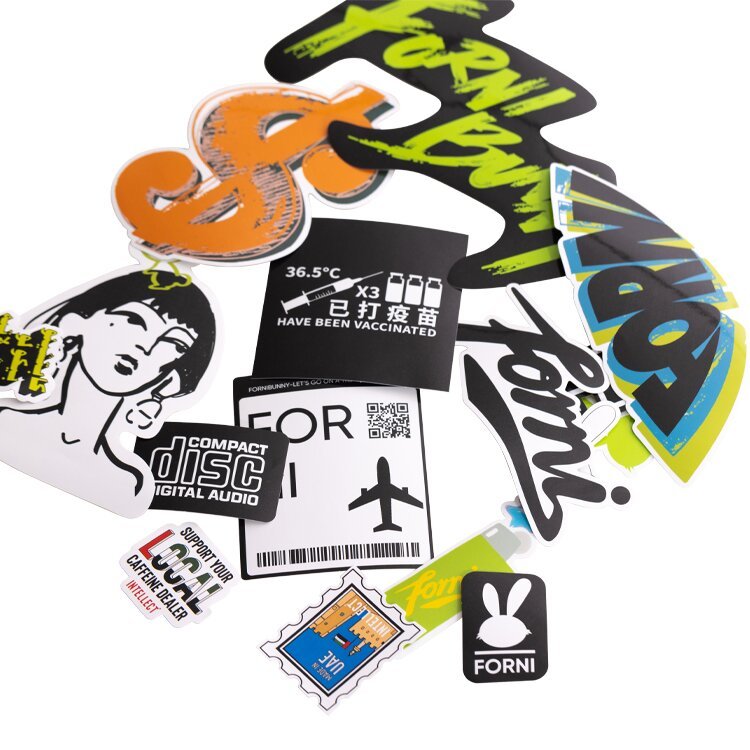 Custom PVC Waterproof Die Cut Cartoon Stickers Sheet Printing Manufacturer Decorative Vinyl Label Stickers For Child Toy