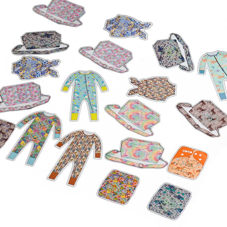 Custom PVC Waterproof Die Cut Cartoon Stickers Sheet Printing Manufacturer Decorative Vinyl Label Stickers For Child Toy
