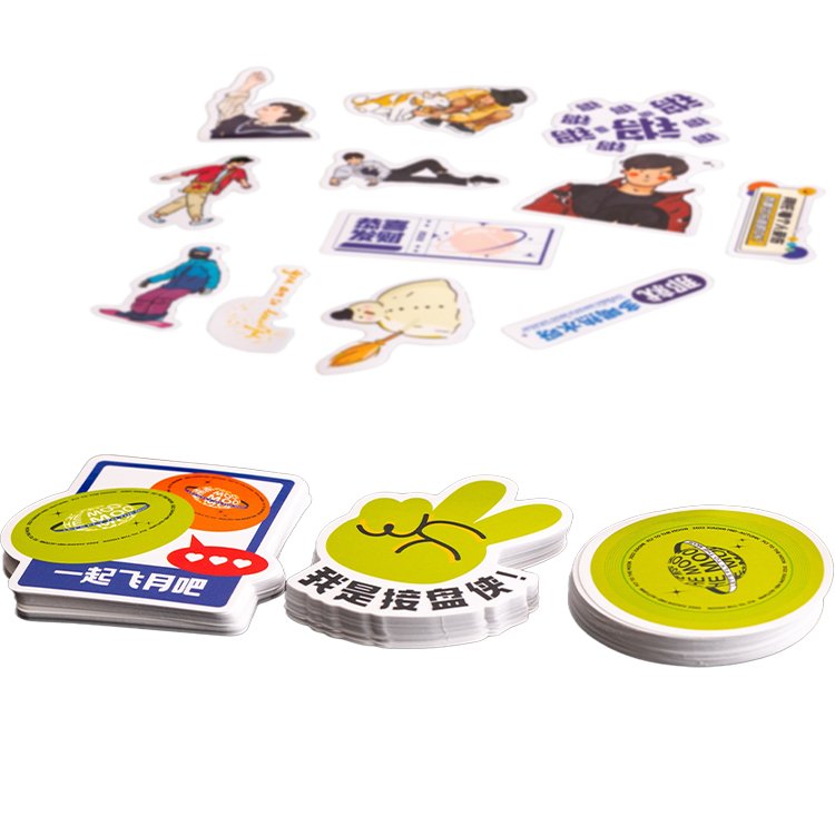 Custom PVC Waterproof Die Cut Cartoon Stickers Sheet Printing Manufacturer Decorative Vinyl Label Stickers For Child Toy