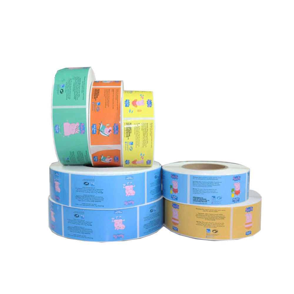 Colorful Designed Paper Pvc Brand Label Cartoon Sticker