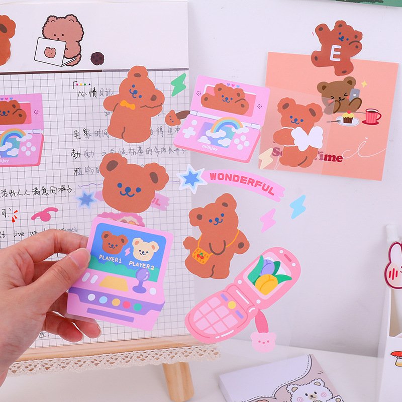 Eco-Friendly Adhesive Cartoon Kiss Cut Stickers Sheet Waterproof High-Quality Sticker Sheet Custom Print
