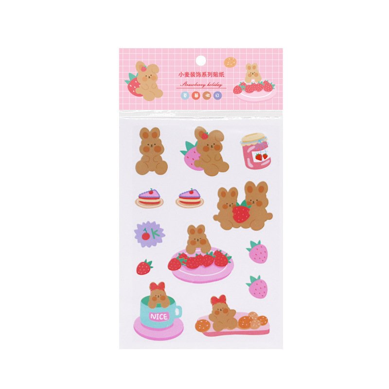 Anime stickers custom wholesale high quality cute cartoon sticker Korean stickers