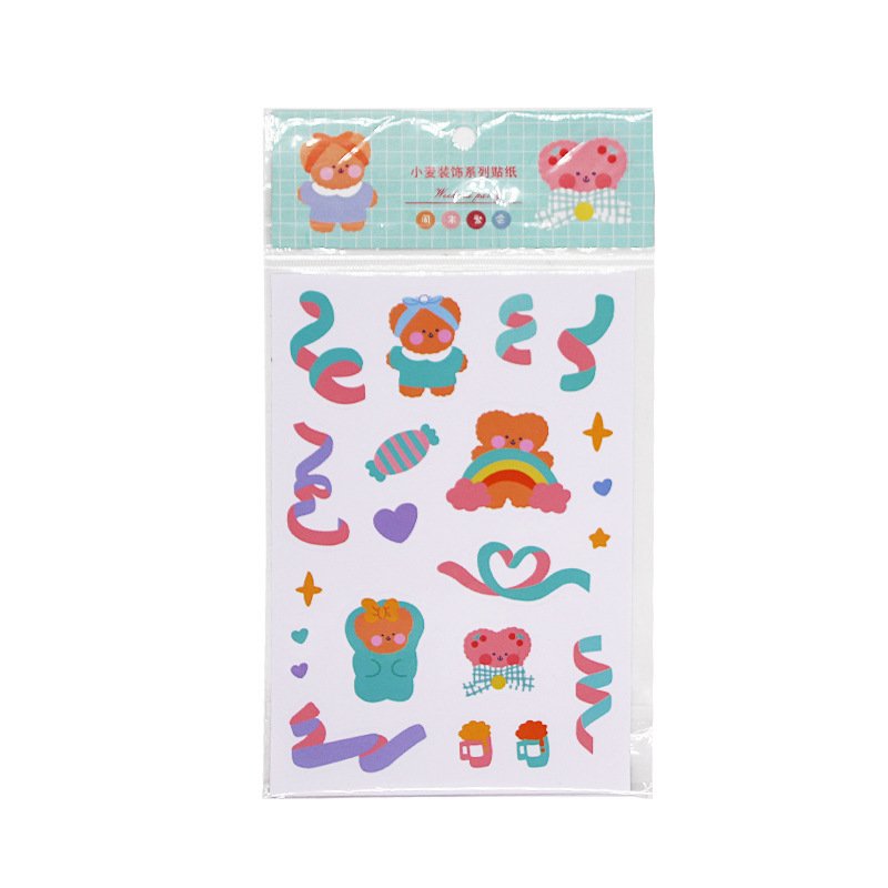 Anime stickers custom wholesale high quality cute cartoon sticker Korean stickers