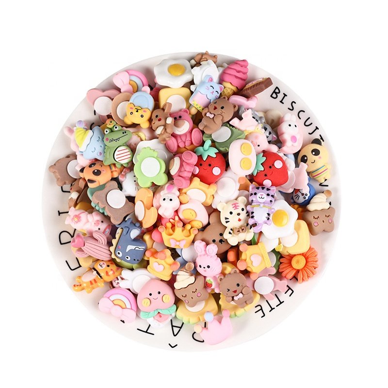 3D resin stickers cute cartoon water cup self adhesive stickers mixed diy phone shell refrigerator bottle plastic deco stickers