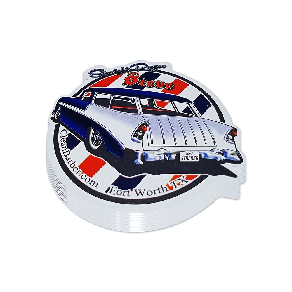 Custom Design Personalized Logo Self Adhesive Waterproof PVC Vinyl Cartoon Die Cut Sticker