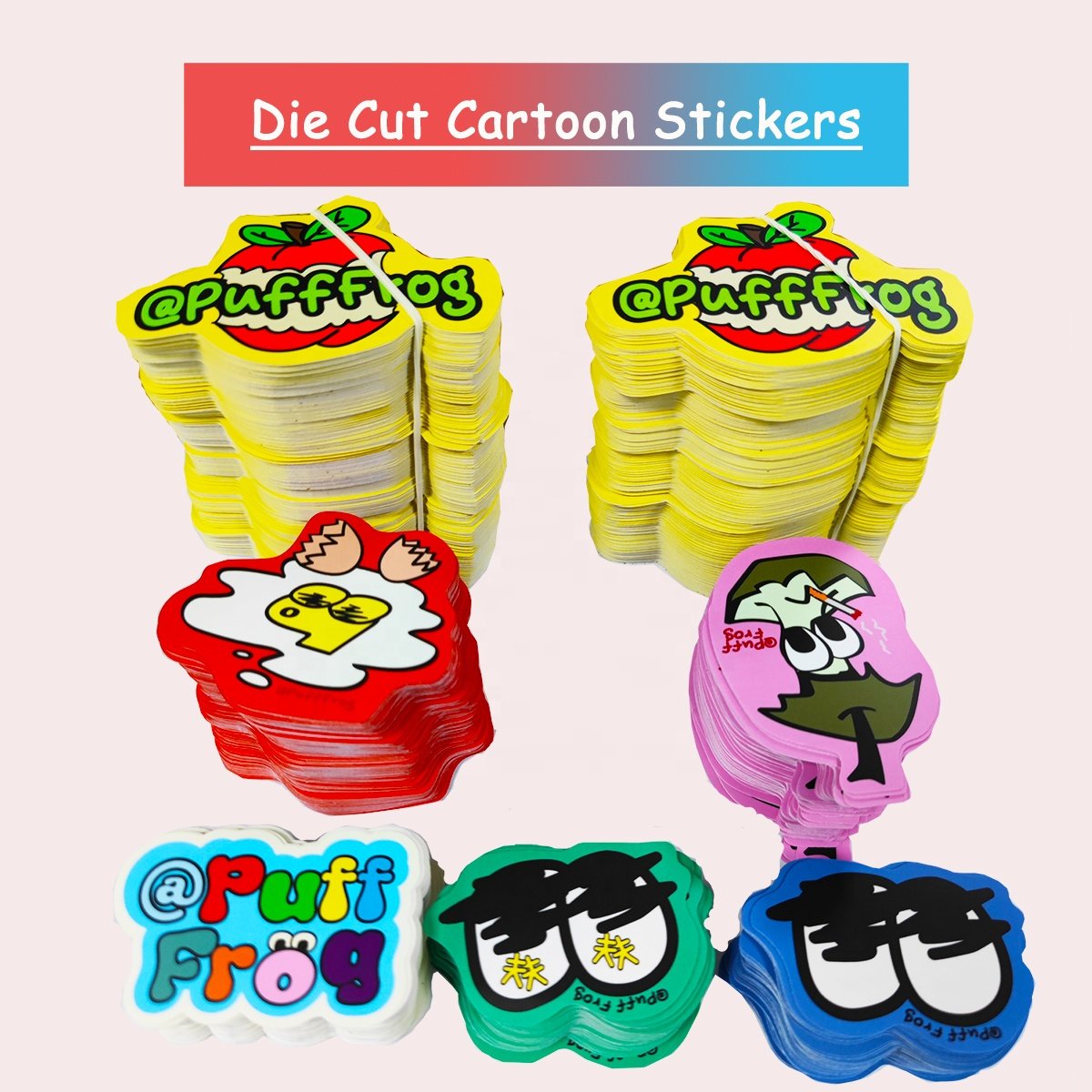 Personalized Kawaii Diary Sticker Custom kiss cut cute Sticker Sheets vinyl Cartoon stickers for Decorative